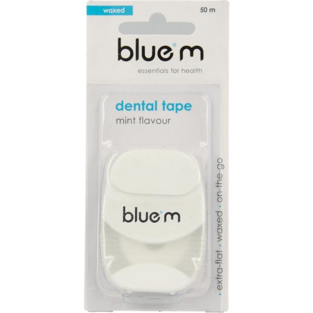 Bluem Dental floss tape 50 meter (1 Stuks)