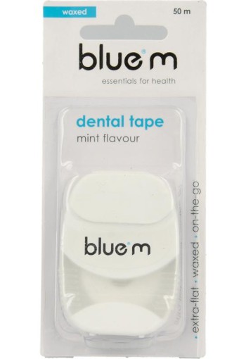 Bluem Dental floss tape 50 meter (1 Stuks)