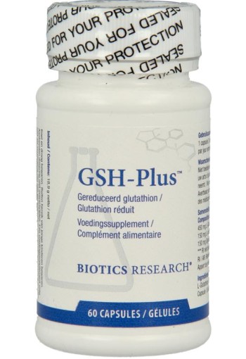 Biotics GSH plus glutathion 150mg (60 Capsules)