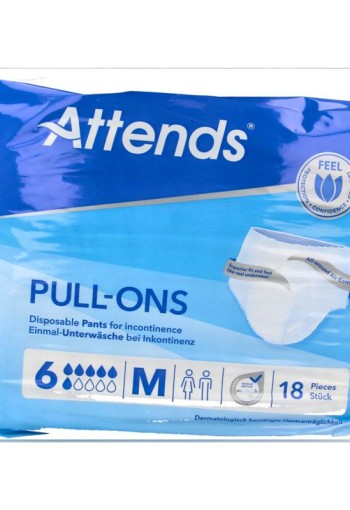 Attends Pull-ons 6 maat M (18 Stuks)