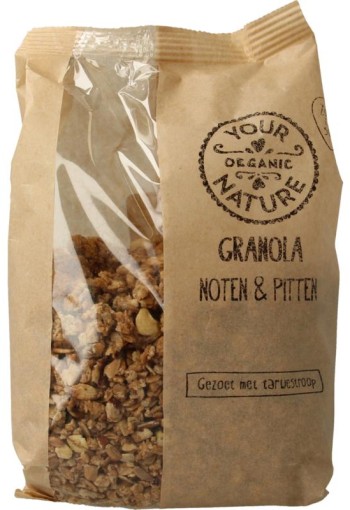 Your Organic Nat Granola noten en pitten bio (375 Gram)
