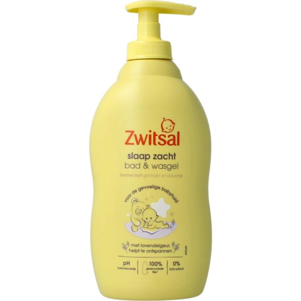 Zwitsal Bad/wasgel lavendel (400 Milliliter)