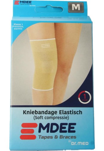 Emdee Elastic support knie maat M huidskleur (1 Stuks)