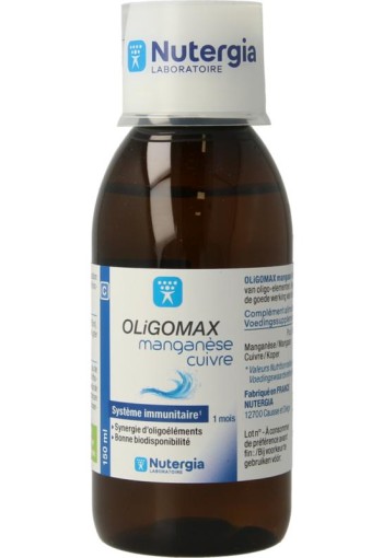 Nutergia Oligomax mangaan koper (150 Milliliter)
