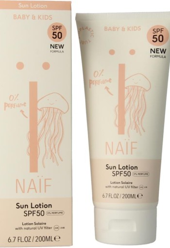 Naif Baby & kids sun lotion SPF50 (200 Milliliter)