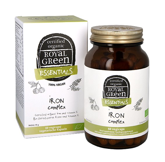 Royal Green Iron complex bio (60 Vegetarische capsules)