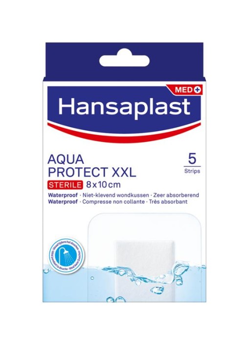 Hansaplast Aqua protect antibacterieel XXL (5 Stuks)