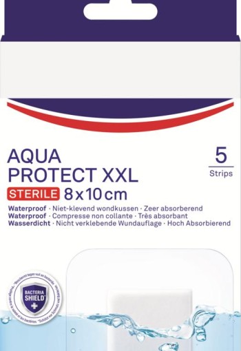 Hansaplast Aqua protect antibacterieel XXL (5 Stuks)