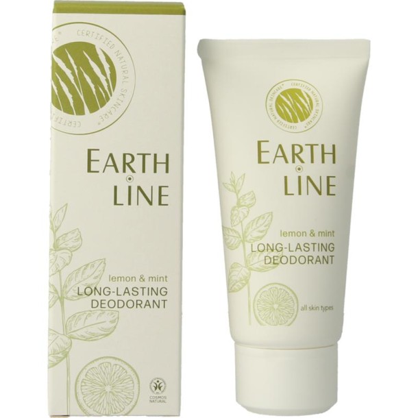 Earth Line Long lasting deodorant lemon & mint (50 Milliliter)