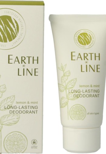 Earth Line Long lasting deodorant lemon & mint (50 Milliliter)