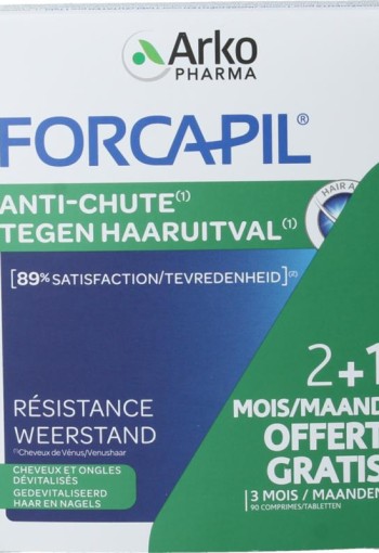 Forcapil Tegen haaruitval prom (90 Tabletten)