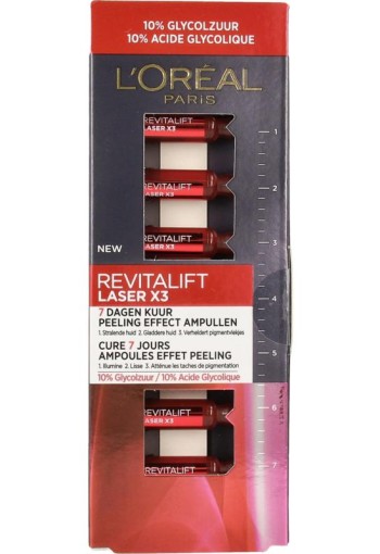 L'Oreal Paris Revitalift Laser X3 Peeling Effect Ampullen (7 Ampullen)