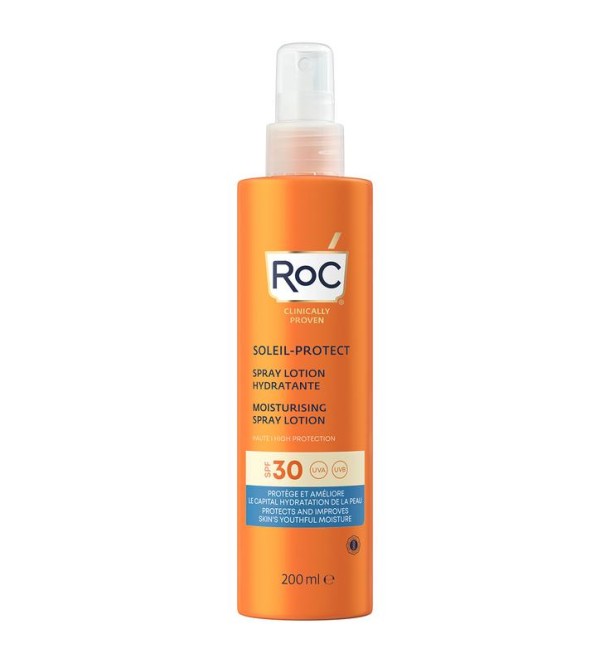 ROC Soleil protect moisturising spray SPF30 (200 Milliliter)