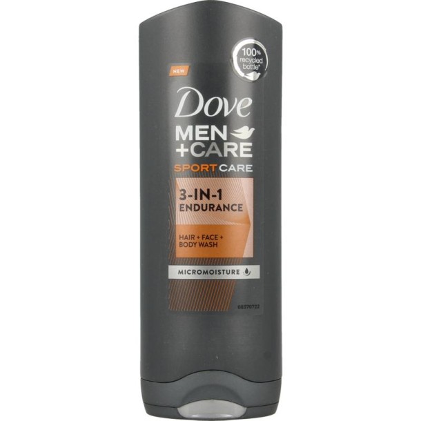 Dove Men showergel endurance comfort (250 Milliliter)