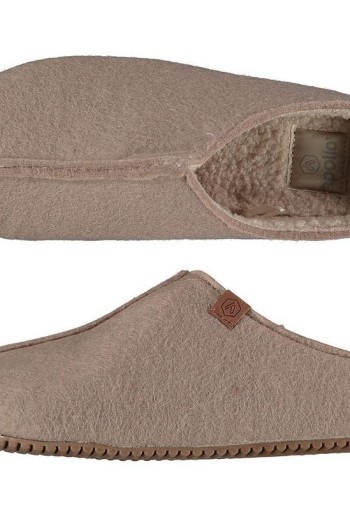 Apollo Zweedse slof beige maat 37/38 dames (1 Paar)