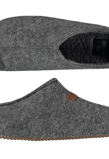 Apollo Zweedse slof grijs maat 45/46 (1 Paar)