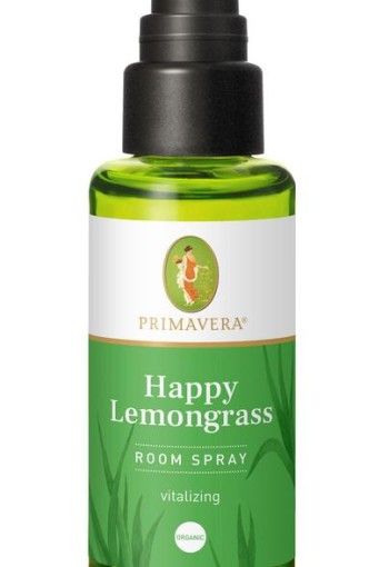 Primavera Roomspray happy lemongrass bio (50 Milliliter)