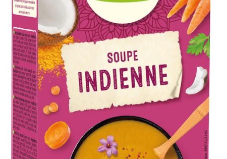 Primeal Indiase soep met rode linzen, kokos en curry bio (1 Liter)