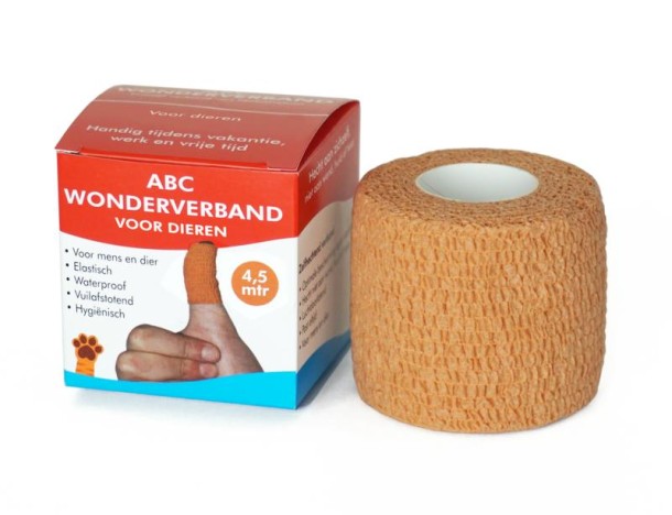 ABC Wondverband Wonderverband bruin dieren (1 Stuks)