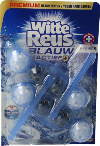 Witte Reus Toiletblok blauw actief hygiene (100 Gram)