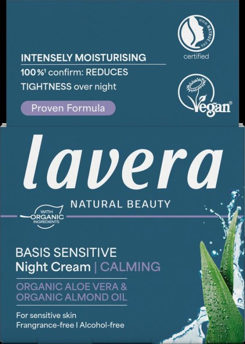 Lavera Basis Sensitive calming night cream (50 Milliliter)