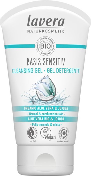 Lavera Basis sensitiv cleansing gel EN-IT (125 Milliliter)