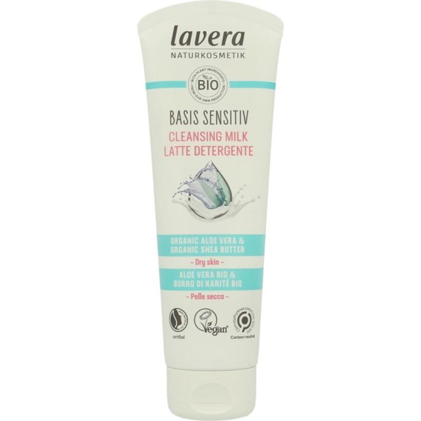 Lavera Basis Sensitive cleansing milk (125 Milliliter)