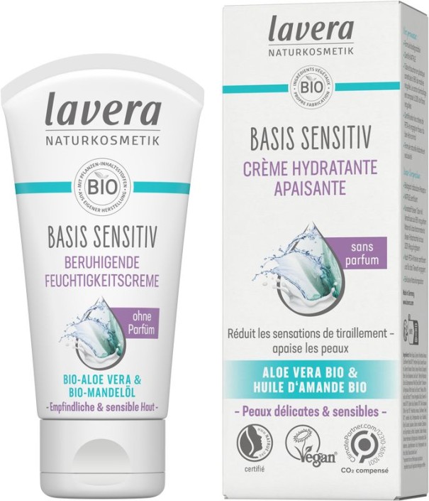 Lavera Basis sensitiv calming moisturising cream FR-GE (50 Milliliter)