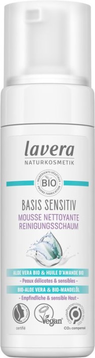 Lavera Basis sensitiv cleansing foam FR-GE (150 Milliliter)