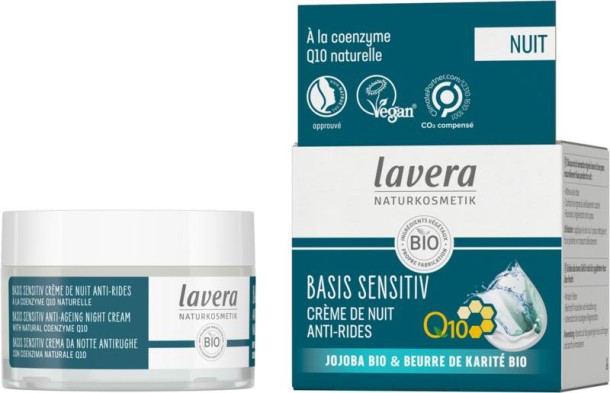 Lavera Basis Q10 night cream FR-GE (50 Milliliter)