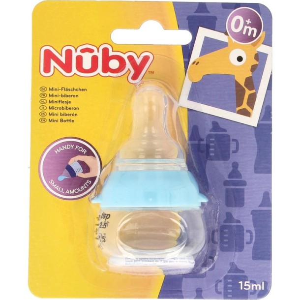 Nuby Mini flesje 15ml 0+ maanden (15 Milliliter)