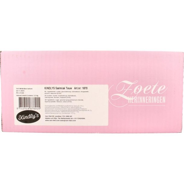 Kindly's Salmiak touw (3500 Gram)