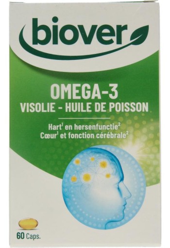 Biover Omega 3 visolie (60 Capsules)