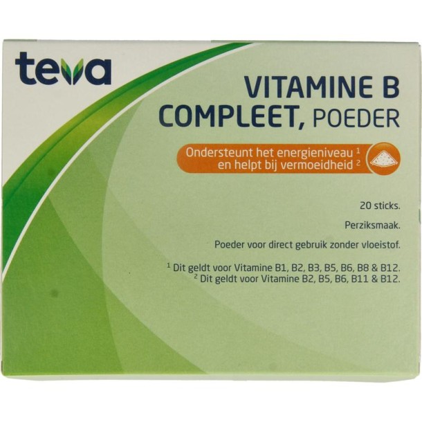 Teva Vitamine B compleet poeder (20 Sachets)