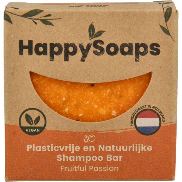 Happysoaps Shampoo bar fruitful passion (70 Gram)