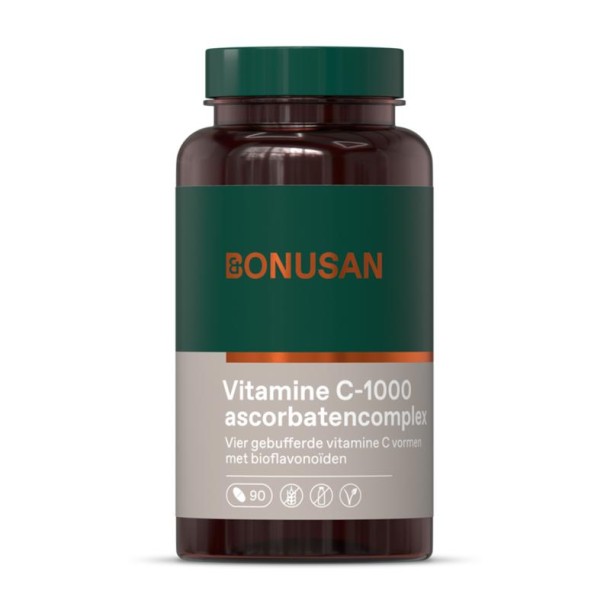 Bonusan Vitamine C 1000 ascorbaten complex (90 Tabletten)