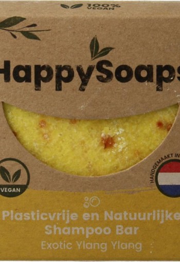 Happysoaps Shampoo bar exotic ylang ylang (70 Gram)