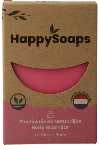 Happysoaps Body bar la vie en rose (100 Gram)