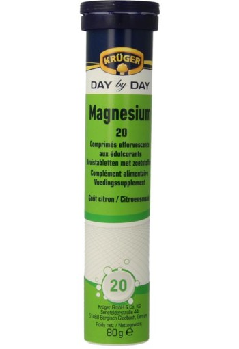 Kruger Magnesium bruistablet (20 Stuks)