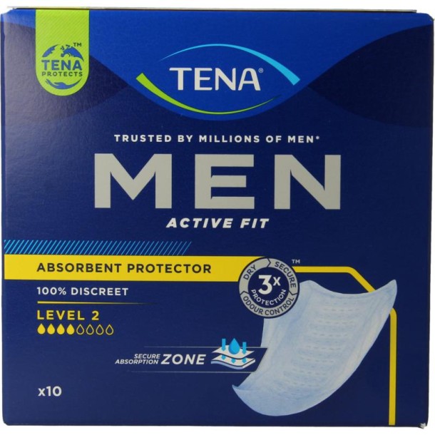 Tena Men active fit level 2 (10 Stuks)
