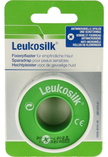 Leukosilk Hechtpleister eurolock 5m x 2.50cm (1 Stuks)