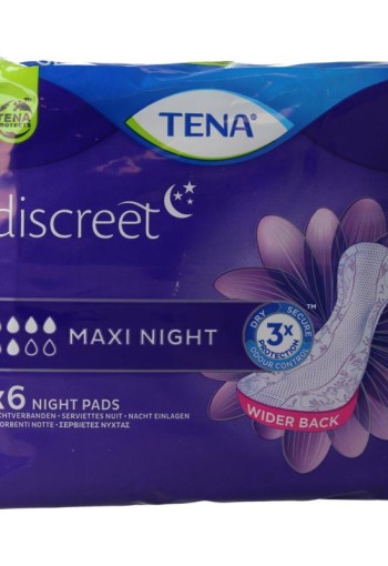 Tena Lady maxi night (6 Stuks)