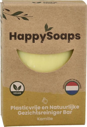 Happysoaps Gezichtsreiniger bar kamille (70 Gram)