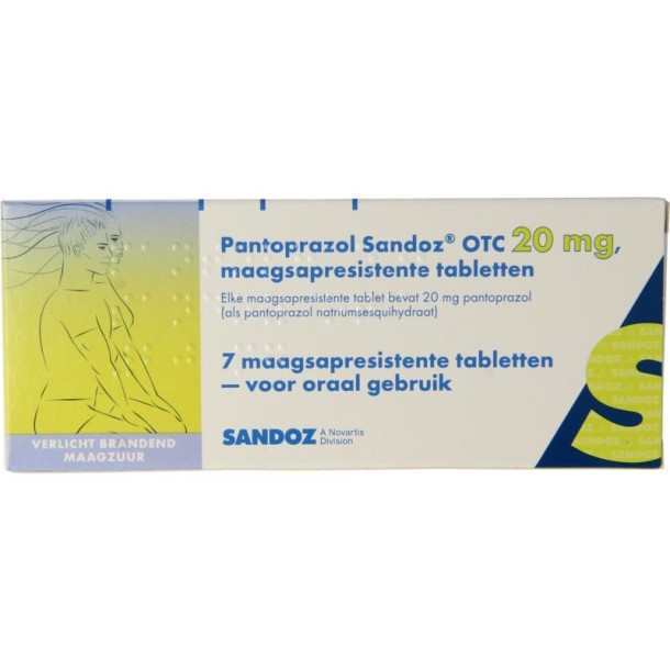 Sandoz Pantoprazol 20mg (7 Tabletten)