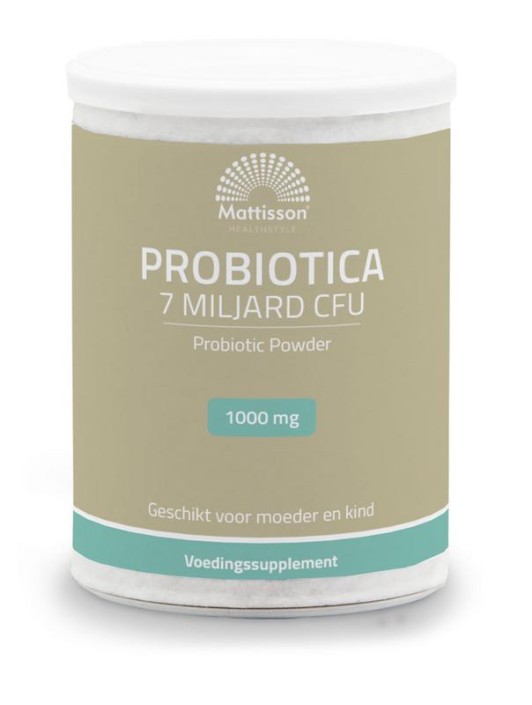 Mattisson Probiotica poeder 7 miljard CFU - moeder en kind (125 Gram)