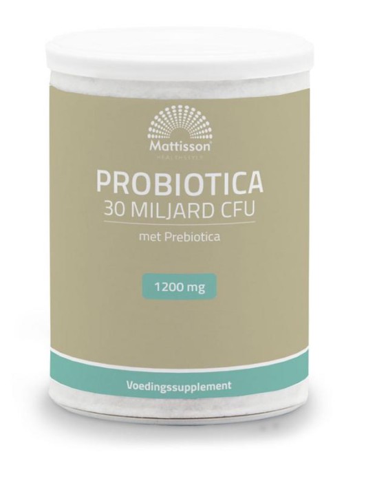 Mattisson Probiotica poeder 30 miljard CFU met prebiotica (125 Gram)