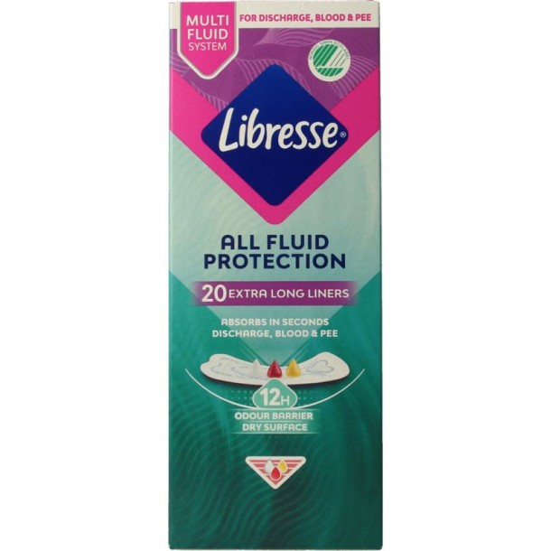 Libresse Inlegkruisjes extra protect XL (20 Stuks)