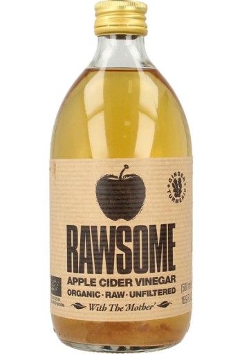 Rawsome Appelazijn (gember & curcuma) with the mother bio (500 Milliliter)