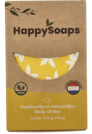 Happysoaps Body oil bar exotic ylang ylang (70 Gram)