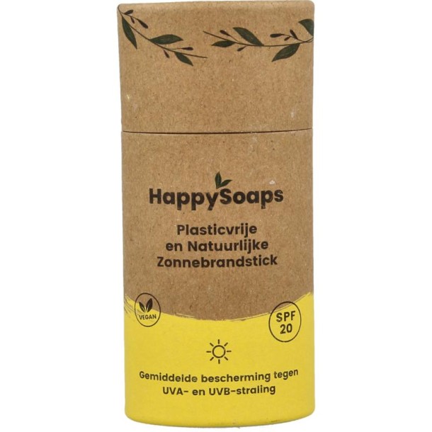 Happysoaps Zonnebrandstick SPF20 (50 Gram)